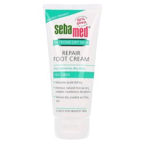 Sebamed foot repair crème pour les pieds avec peaux étirement sèches
